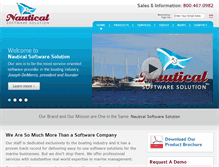 Tablet Screenshot of nauticalsoftwaresolution.com